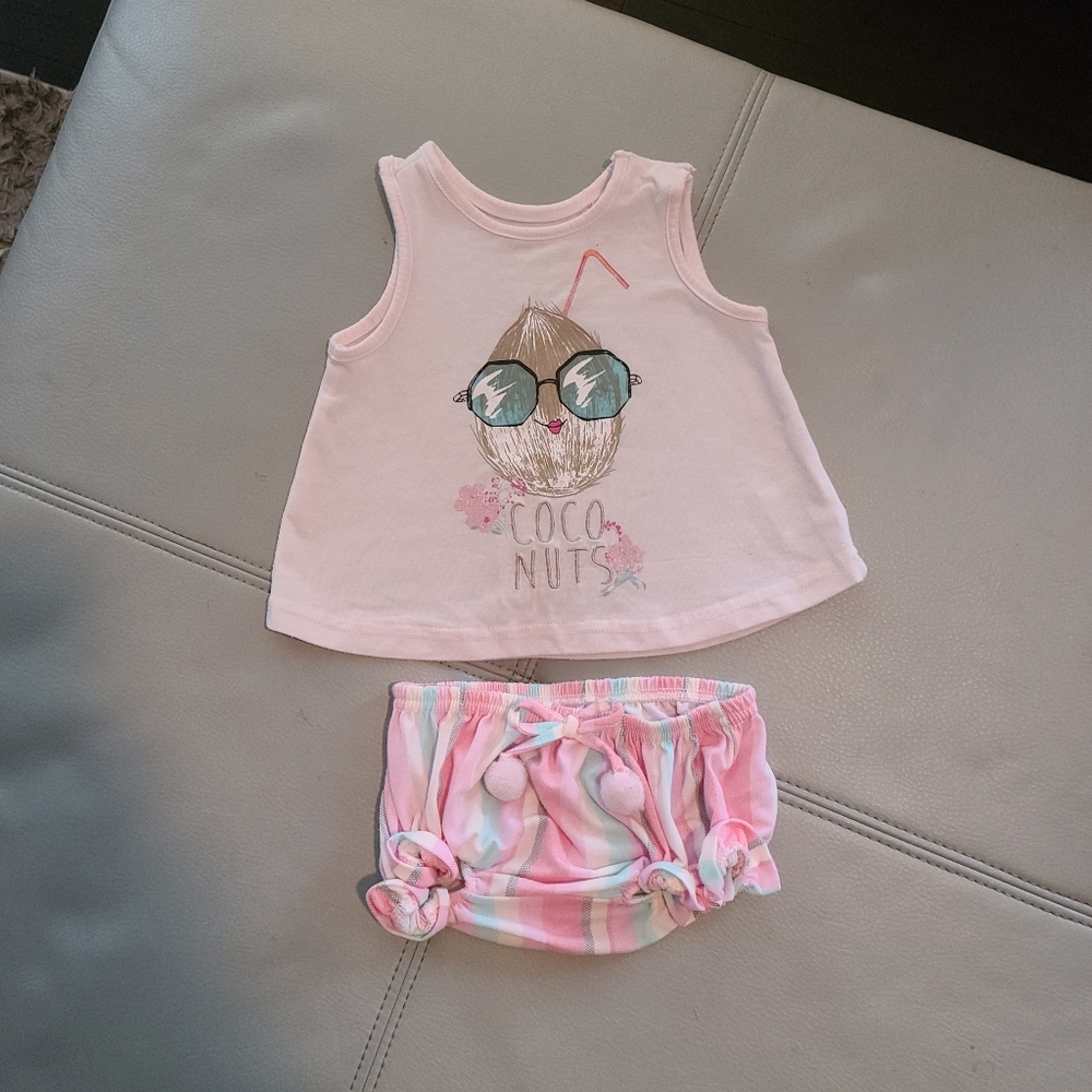 Jessica Simpson Matching Set 6-9 months